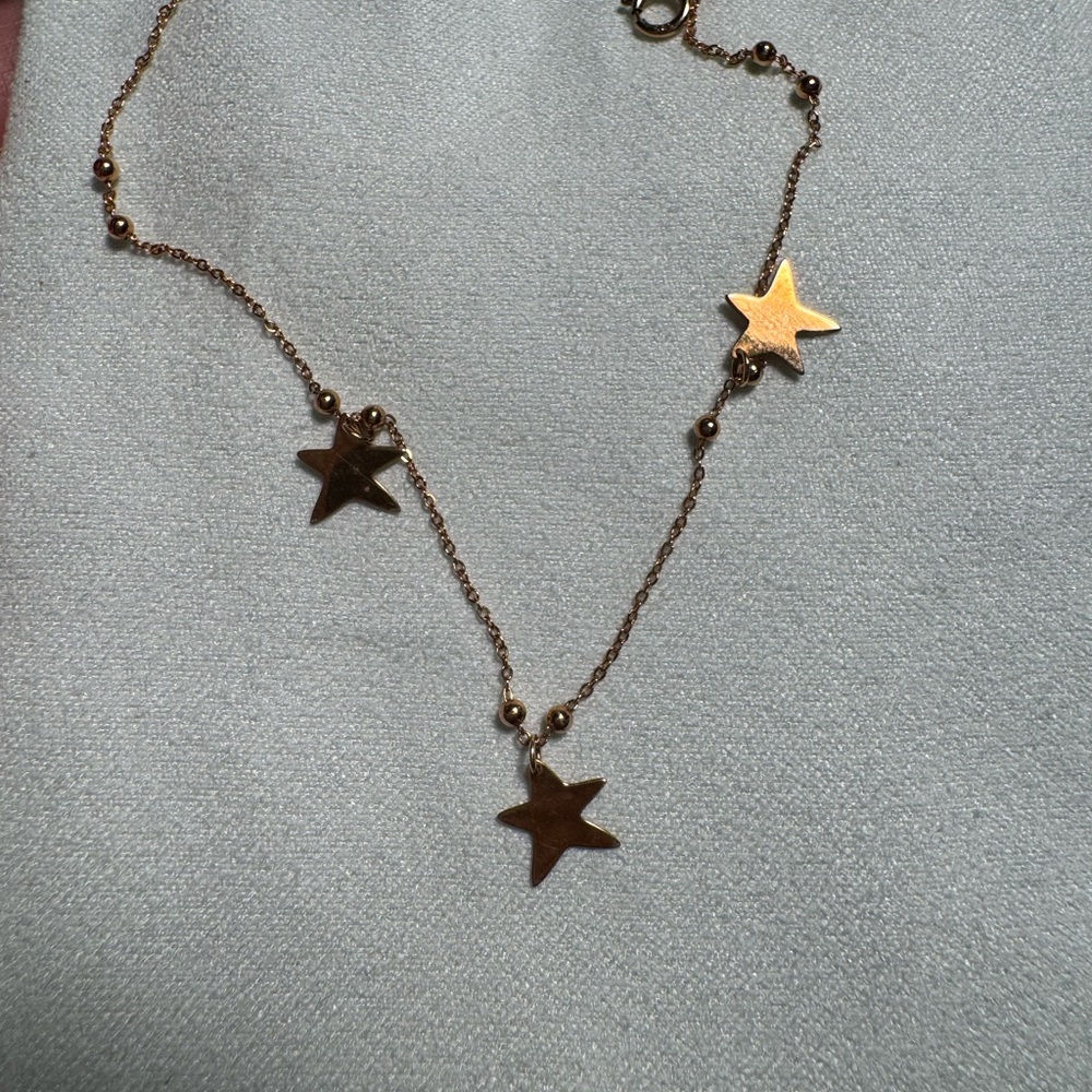 Gold Star Charm Bracelet